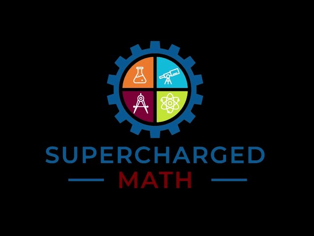 Supercharged Math Logo Black