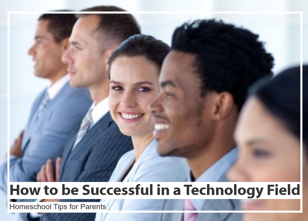 People in technology fields smiling and enjoying their work