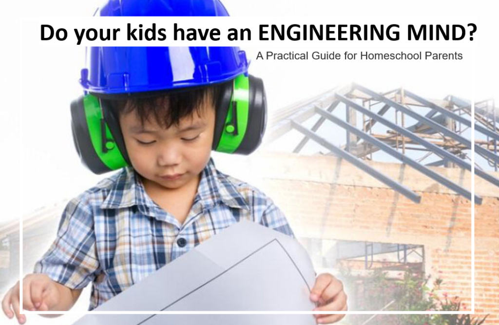 A kid with an engineering mind works in a way