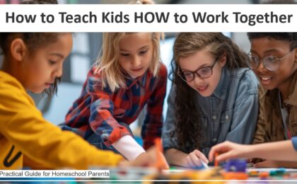 Kids work together as a team