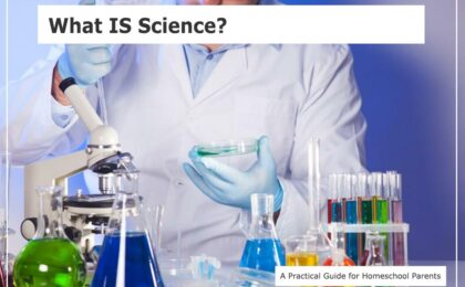 The scientist is conducting a chemical test in the science lab